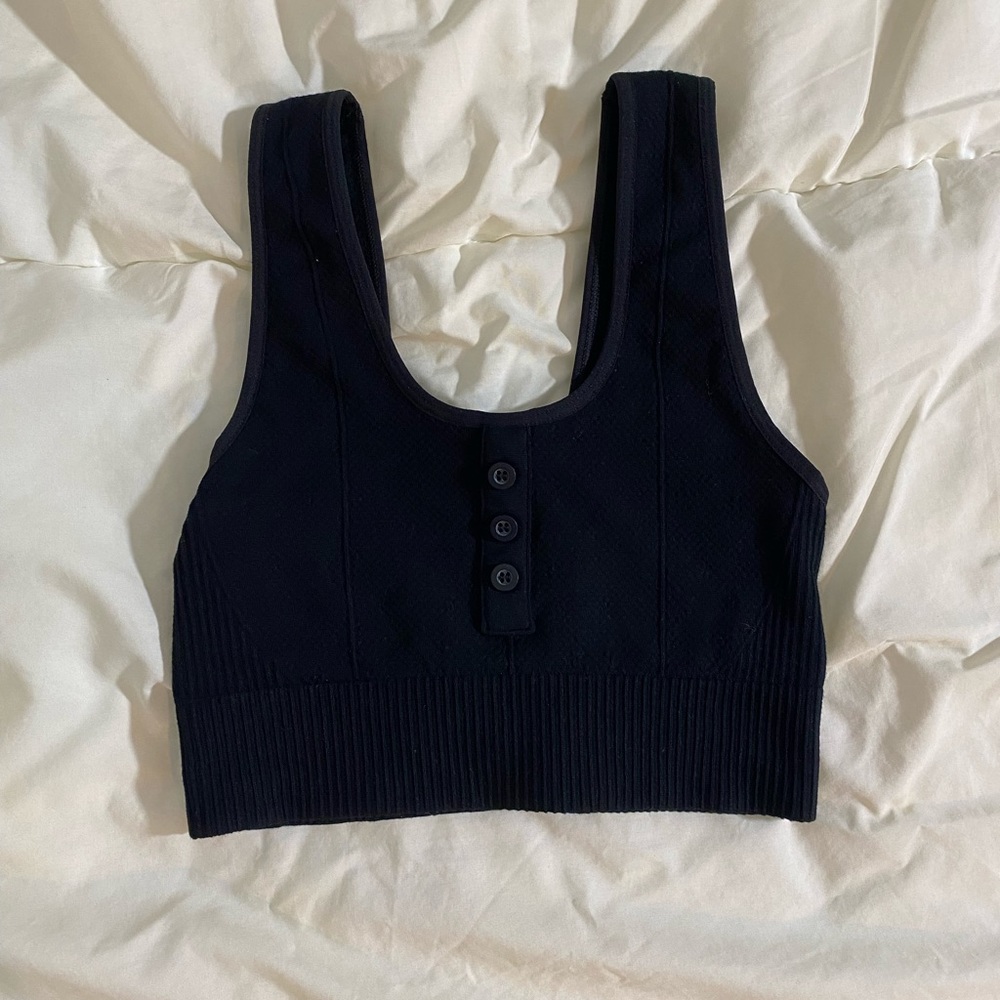 Gymshark Power Down Croplette - Black XS worn handful of times